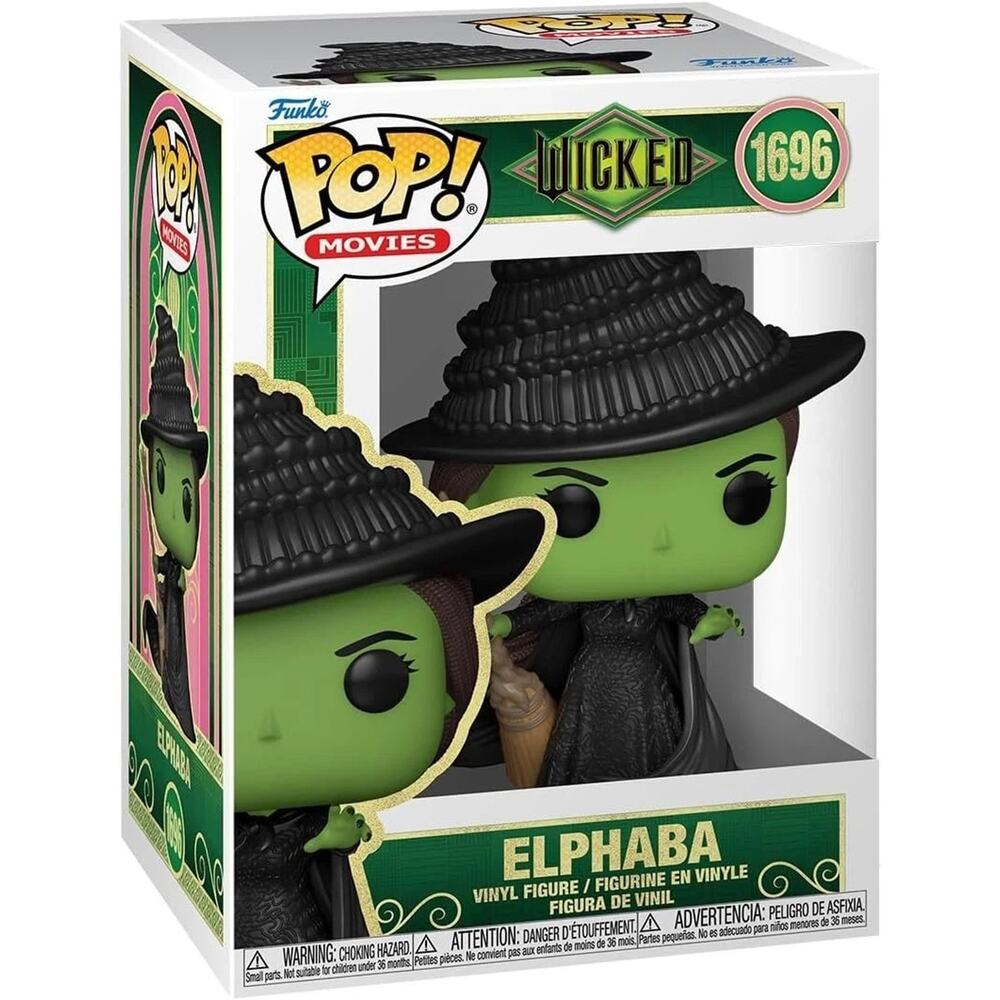 Funko POP Movies: Elphaba - Wicked - 1696- BOX IS IN A PROJECTIVE OUTTER CASE